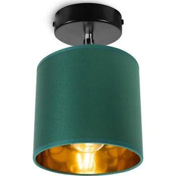 Bodové svítidlo Bodové svítidlo Gama, 1x zelené textilní stínítko, (možnost polohování)