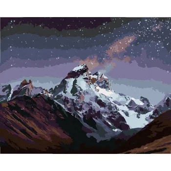 Hračka Diamondi Diamantové malování - FANTASTICKÁ HVĚZDNÁ OBLOHA Rozměr: 40x50 cm, Rámování: bez rámu a bez vypnutí plátna