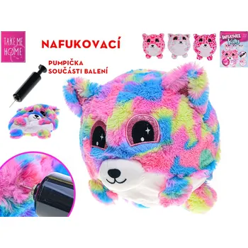 plyšák Mikro trading Take Me Home - Zvířátko nafukovací - 23 cm - s pumpou