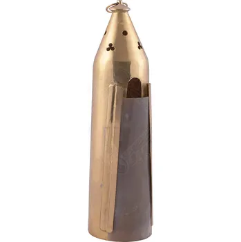 Deepeka Středověká mosazná lucerna s okénkem z rohoviny