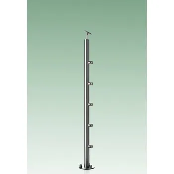 Zábradlí JAP Nerezový sloupek horní kotvení velká patka AISI Typ nerezu: AISI 304