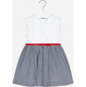Dívčí šaty dětské pruhované letní šaty Mayoral 3935 velikost 128