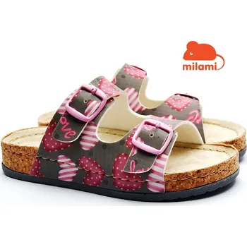 Chlapecké pantofle Pantofle MILAMI 500-4 love Dívčí pantofle Velikost: 38