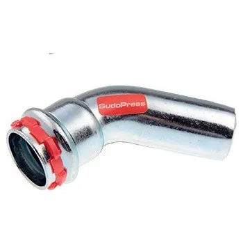 Fitinka VSH SudoPress Steel Koleno z uhlíkové oceli 45° MF 15 lisovací