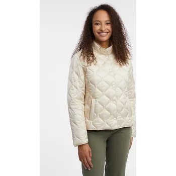 Dámská casual bunda Orsay Krémová dámská prošívaná lehká bunda - Dámské Orsay krémová 2496667