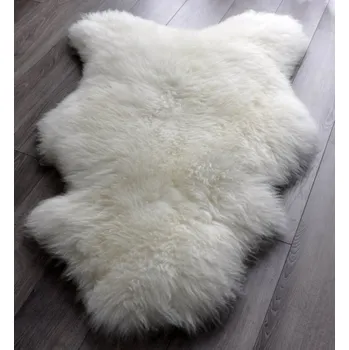 Ovčí rouno Ovčí kožešina bílá, 100% přírodní, délka 126-140 cm