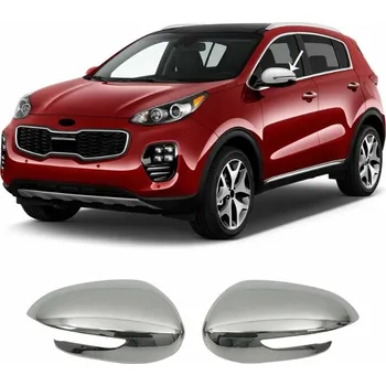 Auto zrcátko Nerez kryt zrcátek Kia Sportage IV 2015-21