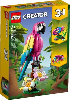 Stavebnice LEGO LEGO Creator 3v1 31144 Exotický růžový papoušek