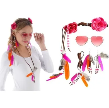 Karnevalový kostým CHAKS SET Hippie 4 ks