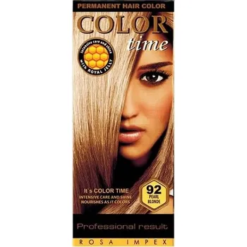Barva na vlasy Color Time Permanentní Barva na vlasy 92 Perleťová blond 100 ml