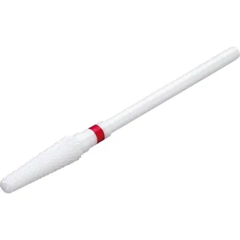 Bruska na nehty PROMED Keramická fréza č. 198607 úzký kužel, jemná, červená