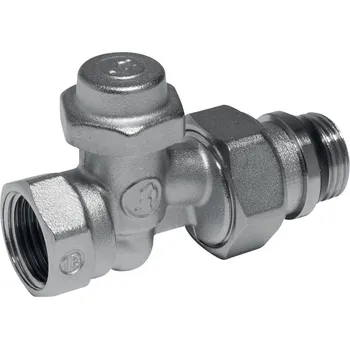 Giacomini regulační radiátorové uzavíratelné šroubení přímé, 1/2"