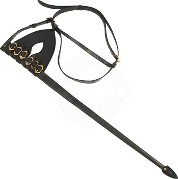 Replika zbraně Špulák Kožený závěsník na rapír s opaskem