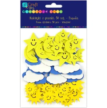 samolepka DP Craft Pěnové samolepky Počasí 56ks