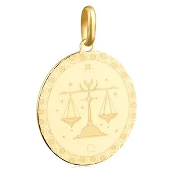 Šperk Stříbrný zlacený přívěšek znamení Váhy SVLP1102XJ1GOVA