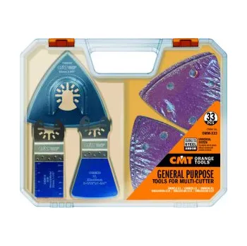 Sada nářadí CMT Sada příslušenství k oscilační multifunkčnímu nářadí - 33 ks C-OMM-X33