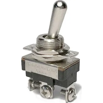 Přepínač mini kovový 3 pólový