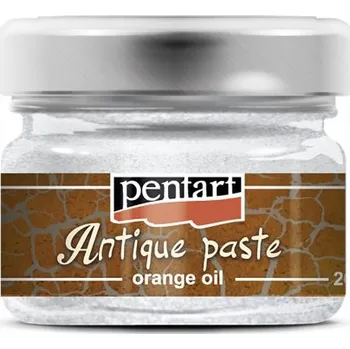 Speciální výtvarná barva Pentart Antikovací pasta PENTART 20 ml BÍLÁ