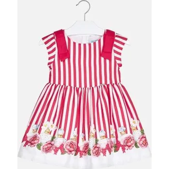 Dívčí šaty dětské pruhované letní šaty v akční ceně Mayoral 3929-85 velikost 128