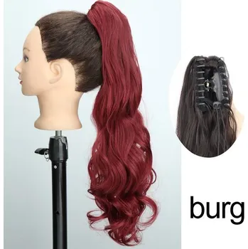 Příčesek Vysoký syntetický culík se sponou | 60 cm - BURG-200661235