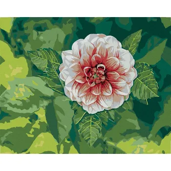 Diamondi Diamantové malování - JIŘINA MEZI LISTY Rozměr: 40x50 cm, Rámování: vypnuté plátno na rám