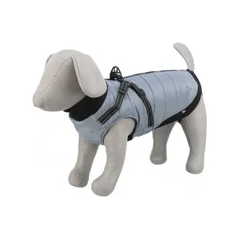 Obleček pro psa Obleček PONTIS - vesta s postrojem, stříbrošedá 45cm
