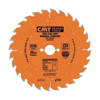 Pilový kotouč CMT Orange Industrial Pilový kotouč pro podélné a příčné řezy - D260x2,8 d30 Z60 HW Odhlučněný C28506011M