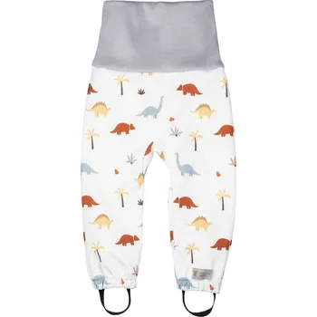 Chlapecké kalhoty Dětské rostoucí softshellové kalhoty s membránou Monkey Mum® - Dinosauří příběh 74/80