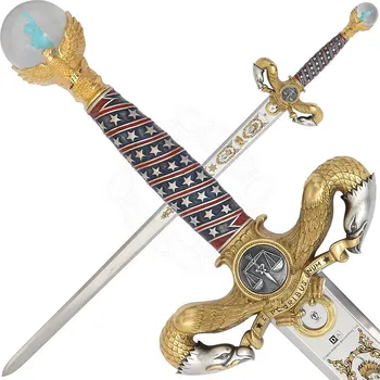 Replika zbraně Marto Meč Americký Patriot se symboly svobody a spravedlnosti