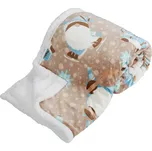 Home Elements Mikroflanelová deka, Skřítkové, světle hnědá Home Elements