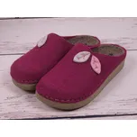 Pantofle papuče bačkory Inblu ED13-067 fuchsiové s lístky velikost: 40
