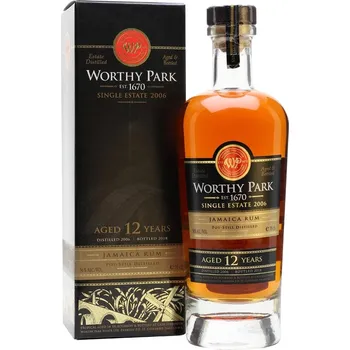 Likér Worthy Park Single Estate 2006 aged 12 years 0,7 l 55 %