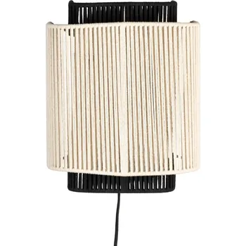 Nástěnné svítidlo Béžové bavlněné nástěnné světlo DUTCHBONE ELON