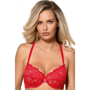 Podprsenka Dámská podprsenka Sefia push up - ROZA Červená 65/C