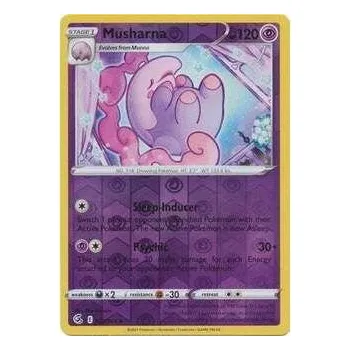 Sběratelská karetní hra Pokémon karta Musharna 122/264 Reverse Holo - Fusion Strike