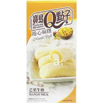 Cukrovinka Q mochi roll Mango milk 150g