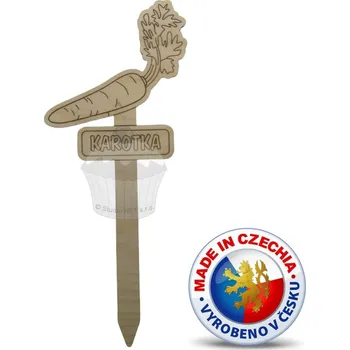 VypálímTi.cz Zahradní zápich - karotka