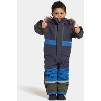 dívčí zimní kombinéza Dětská zimní kombinéza Didriksons Bjornen Multicolour Blue B03 100