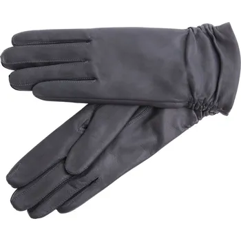 Rukavice Špongr Dámské kožené rukavice LYRA tmavší šedá s kašmírovou podšívkou Velikost: 8 1/2"