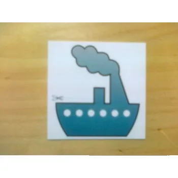 Doplněk ke knize Čtecí záložka - lodička, kočárek, parník - náhodný motiv 1163