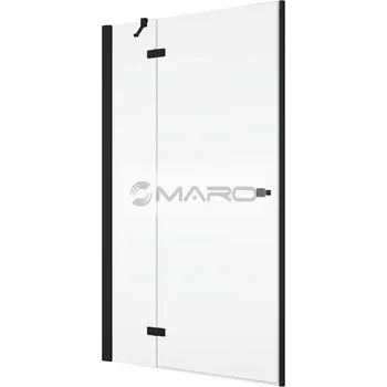 Sprchové dveře Smart30 Forum Dveře sprchové jednokřídlé s pevným polem MA13L 100 x 200 cm, levé, profil: černá mat, výplň: čiré sklo, MA13L1000607
