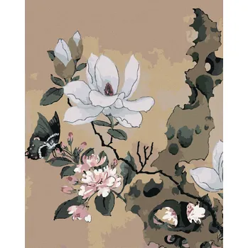 Diamondi Diamantové malování - MALBA V ALBU (CHEN HONGSHOU) Rozměr: 40x50 cm, Rámování: bez rámu a bez vypnutí plátna