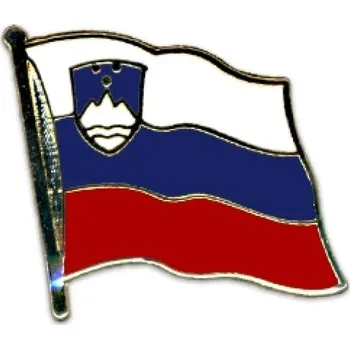 Odznak (pins) 20mm vlajka Slovinsko - barevný