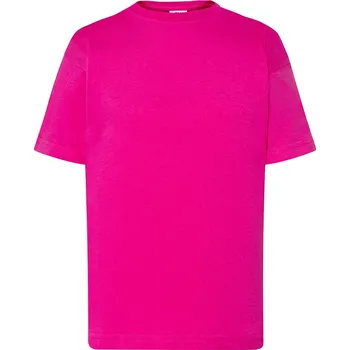 Chlapecké tričko detske-tricko-JHK-bavlnene-tmave-ruzove-fuchsiove Dětská bavlněná trička JHK: S