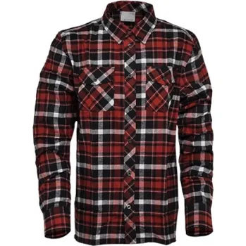 Pánská móda Košile Vintage Industries Finnley - červená, S