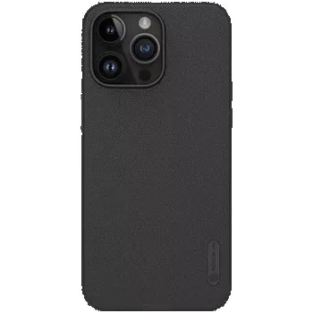 Pouzdro na mobilní telefon Nillkin Super Frosted Pro Magnetic zadní kryt se zabudovanými magnety pro Apple iPhone 15 Pro Max černý