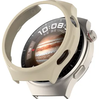 VSECHNONAMOBIL 60564 FULL COVERAGE SET Plastový obal + ochranná fólie Huawei Watch 4 Pro béžový