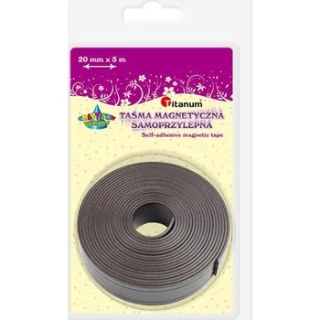 Magnetická samolepící páska, 20 mm x 3 m, 1 kus