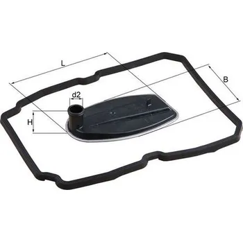 Hydraulický filtr Hydraulický filtr, automatická převodovka, , 1402770095, A1402770095, K52108325AA, KNECHT, HX 81D