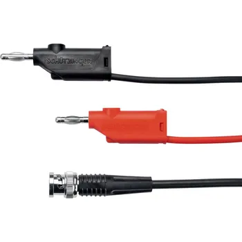 elektrický kabel Schützinger KO 89-58 / 100 / SW BNC měřicí kabel 100.00 cm černá